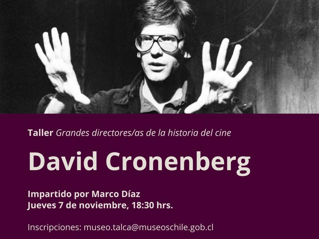 Taller grandes directoras y directores de la historia del cine. David Cronenberg